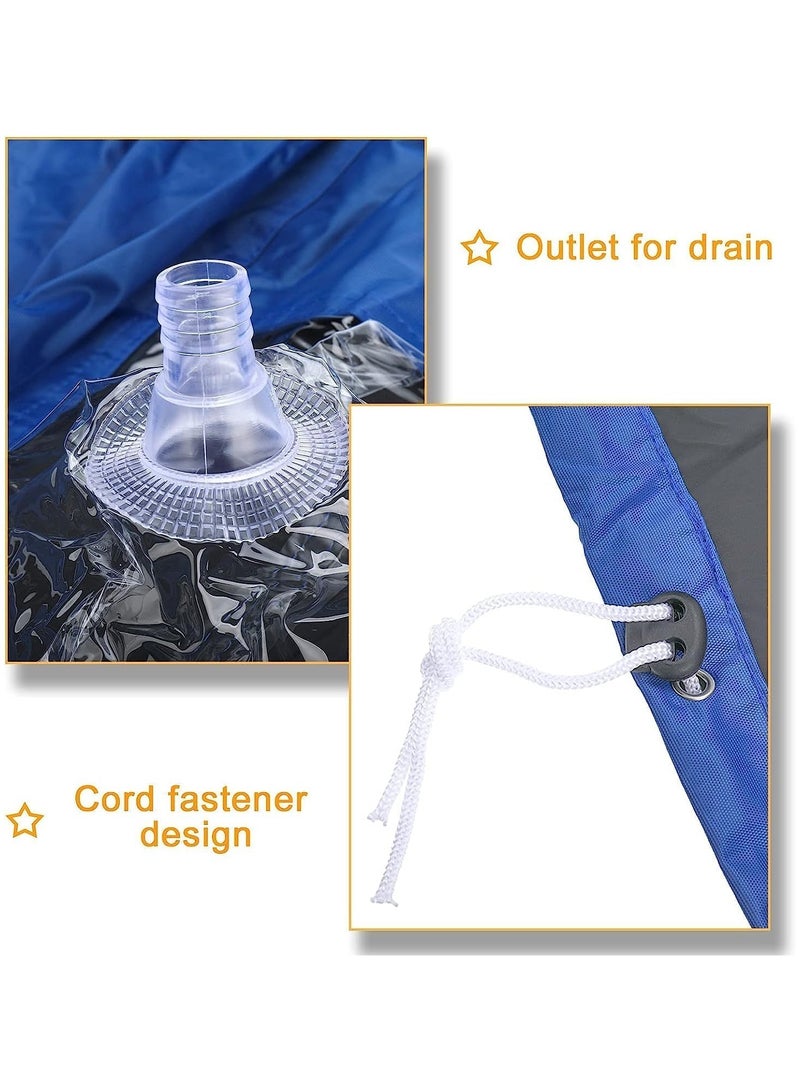 Zimtal Air Conditioning Cleaning Waterproof Cover with Drain Outlet, Protector Dust Washing Bag For Large Size (2P-3P) Wall Mounted AC Service with Pipe  - Image 4