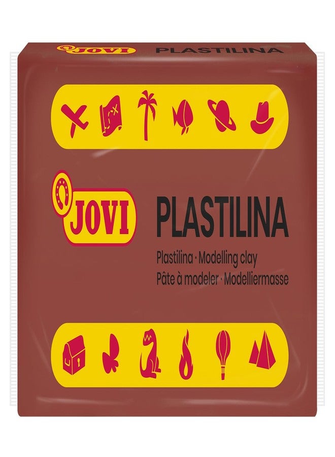 Jovi - Reusable Non-Drying Modeling Clay, 30 Plasticine Bars, 1.75 oz Each, Total of 3.3 lb (Brown) - Image 2