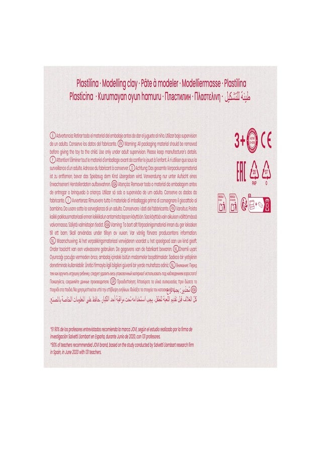 Jovi - Reusable Non-Drying Modeling Clay, 30 Plasticine Bars, 1.75 oz Each, Total of 3.3 lb (Brown) - Image 4