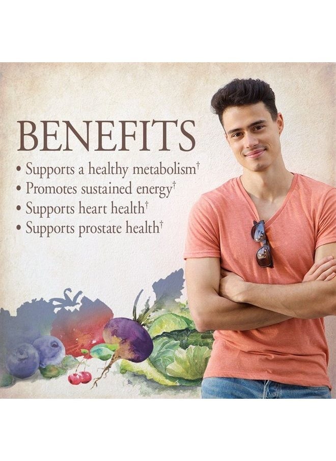 Garden of Life - Multivitamin for Men - mykind Organic Men's Once Daily Whole Food Vitamin Supplement Tablets, Vegan, 30 Count - Image 1