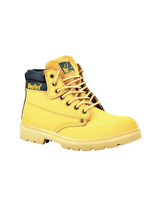 Vaultex Vaultex 11K High Ankle Steel Toe Safety Shoes - Honey, 43  - Image 1