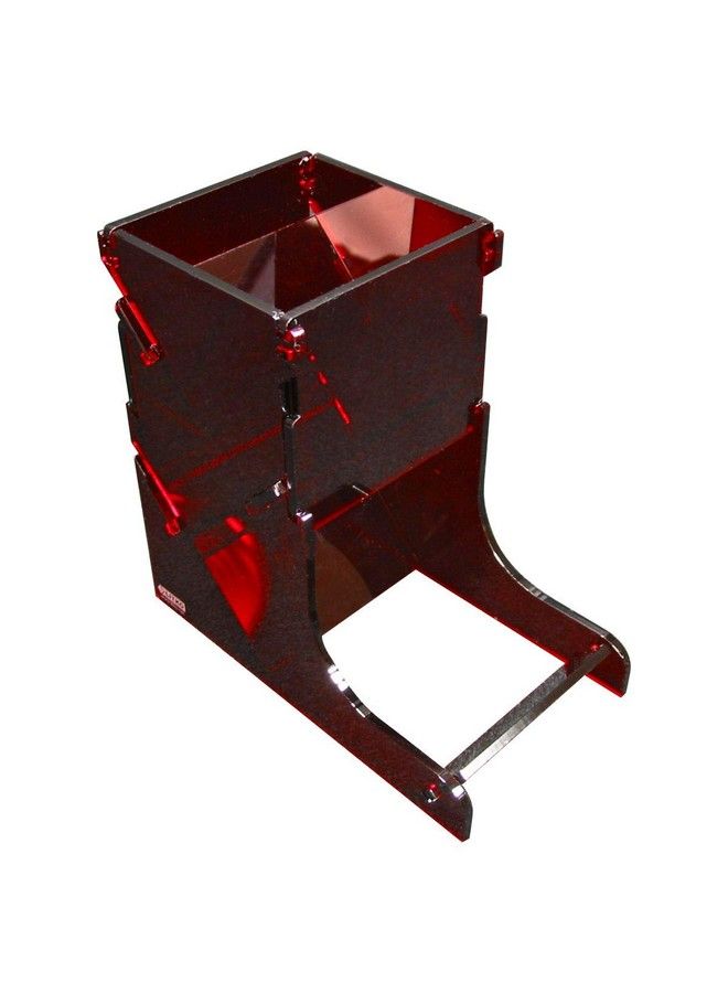 LITKO Dice Tower ; Dice Roller ; Dice Tumbler ; Dice Boot ; Ttrpg ; Board Games (Translucent Red) - Image 2