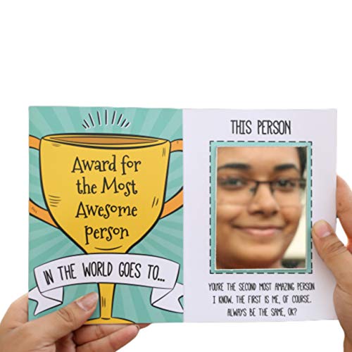 Oye Happy - Most Awesome Person Mirror Greeting Card - Unique Gift for Girlfriend/Boyfriend/Husband/Wife/Brother/Sister on Birthday - Image 2