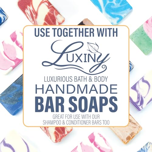 Luxiny Soap Savers for Bar Soap, American Made by Luxiny, Lifts Soap in Soap Dishes & Shower Soap Holders -Handmade Soap Lasts Longer - Made from Plant Based Materials, 2 PK (Sapphire Royal Blue) - Image 3