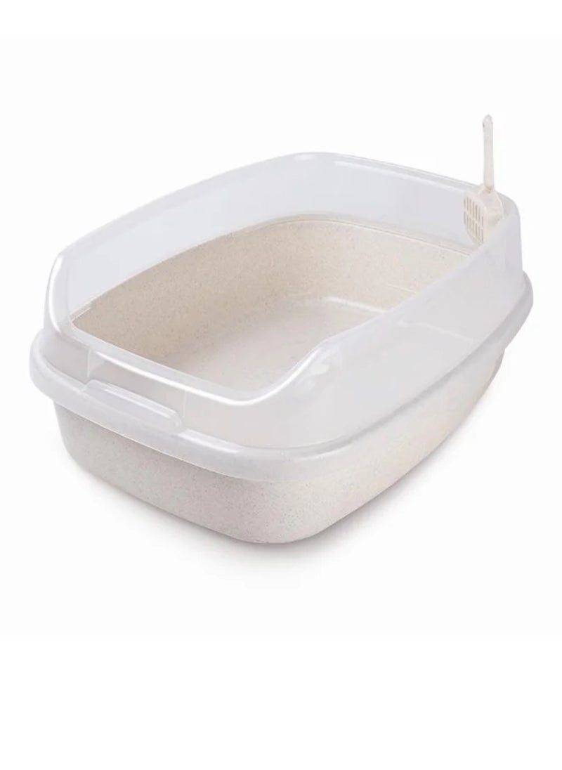 Nutra Pet - Cream/White Cream/White Deodorizing Toilet Cat Remover Box - Image 1