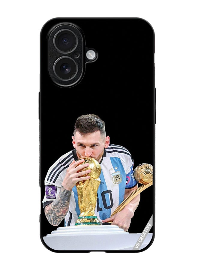 Protective Case Cover For Apple iPhone 17 Messi Design Multicolour