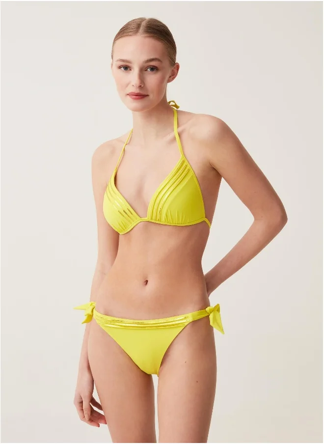 او في اس Ovs Bikini Briefs With Bows And Sequins