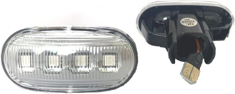 QASULER Dynamic Amber Side Marker Turn Signal Lights - Image 1