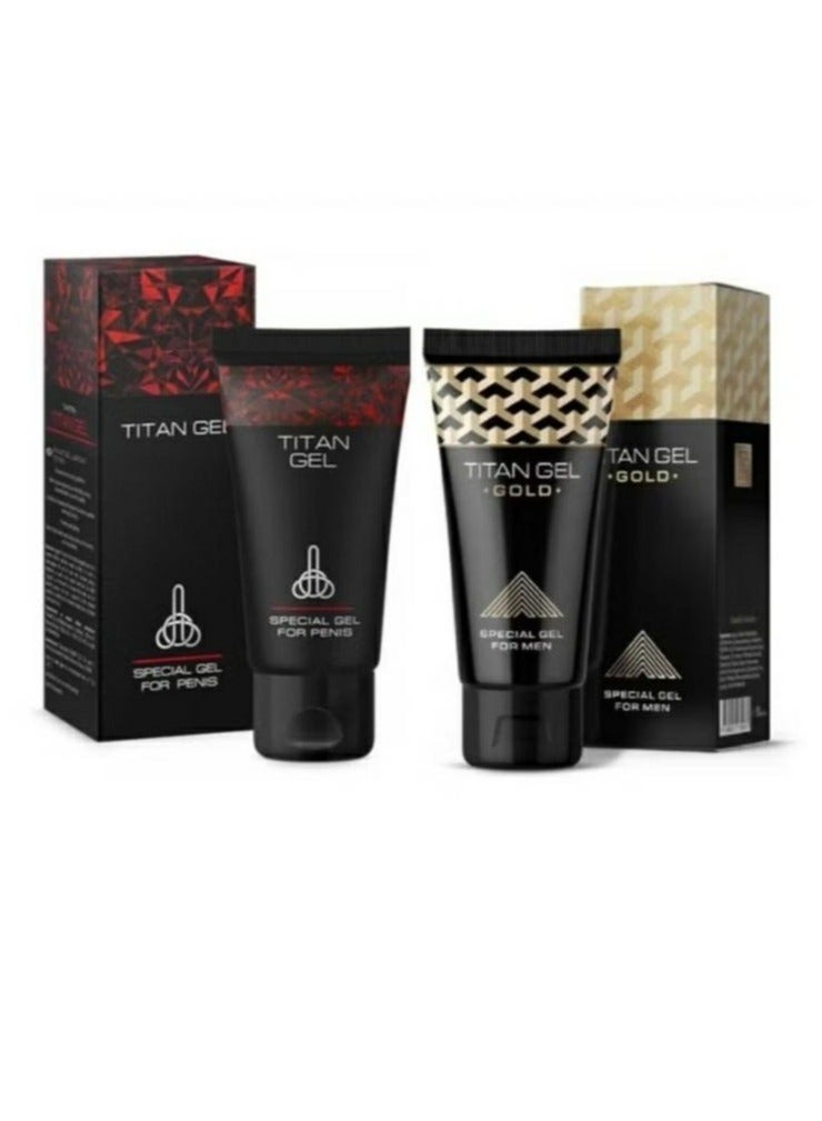 Titan gel for men 50 ml gold + red