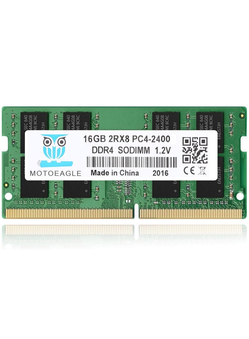 16GB DDR4 2400MHz SODIMM 2RX8 PC4-19200 (PC4-2400T) CL17 Non-ECC Laptop RAM RAM Memory - Image 1