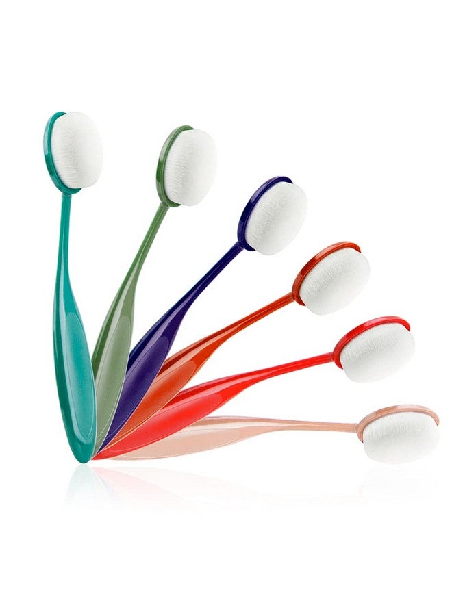 يوسينج فرش مزج الحبر الحرفية، أداة مزج الحبر، 6 عبوات ملونة، مجموعة واسعة من التطبيقات، مقابض مشفرة بالألوان (لون قوس قزح داكن 4) - Image 1