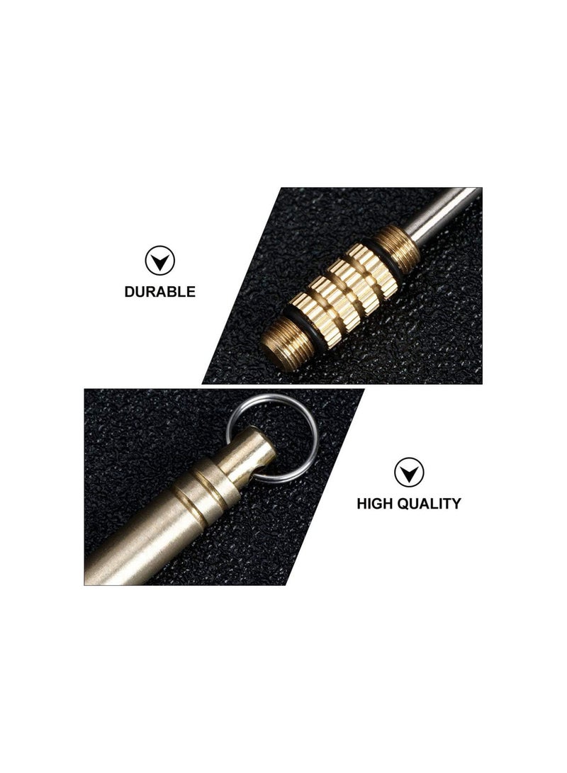 GGOOT Ear Wax Removal Tool Folding Type Titanium Alloy Earpick Cleaner Ear Cleansing Tool Portable Ear Wax Removal Tools - Image 5