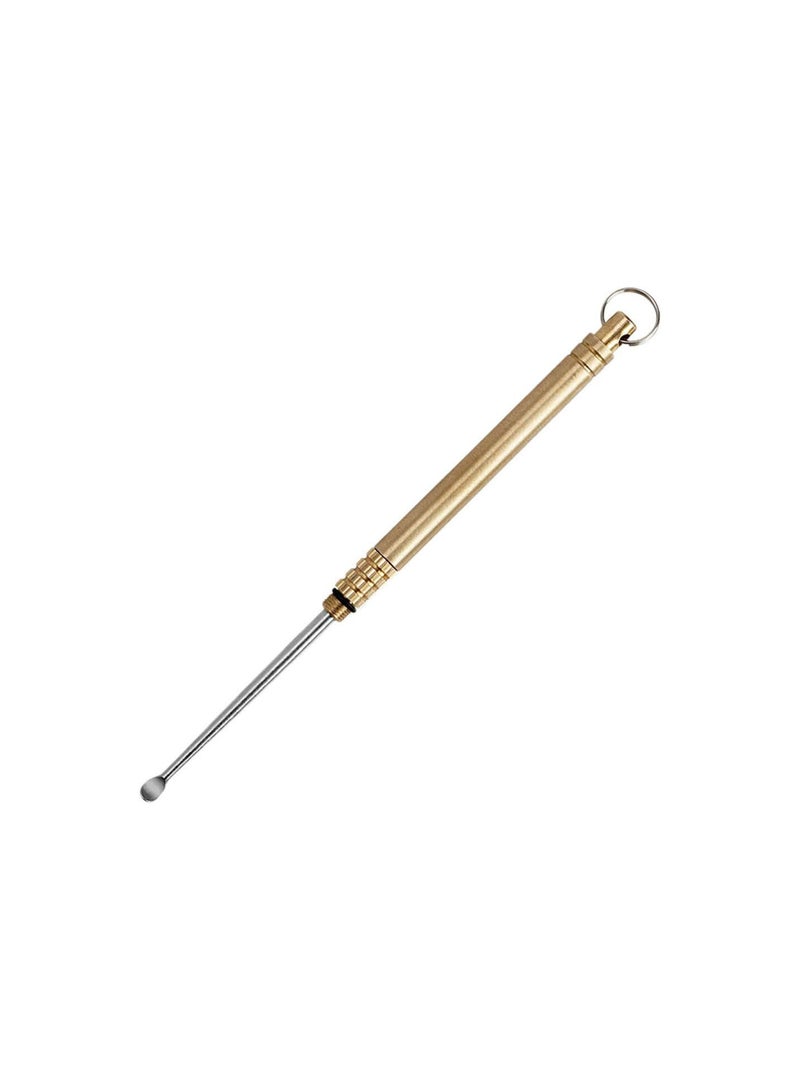 GGOOT Ear Wax Removal Tool Folding Type Titanium Alloy Earpick Cleaner Ear Cleansing Tool Portable Ear Wax Removal Tools - Image 1