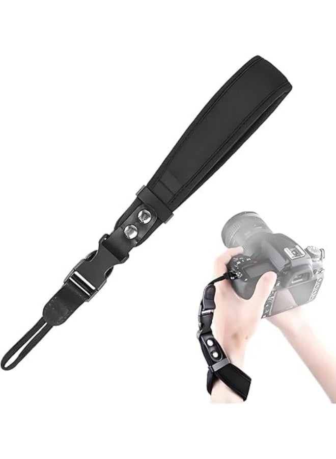 SYOSI Anti-Slip Camera Neck Strap, Quick Release Hand Strap, Professional Shoulder Straps with Climbing Rope Design, DSLR/Mirrorless Camera Straps, Suitable for Most Digital Cameras, Comfortable (Black) - Image 1