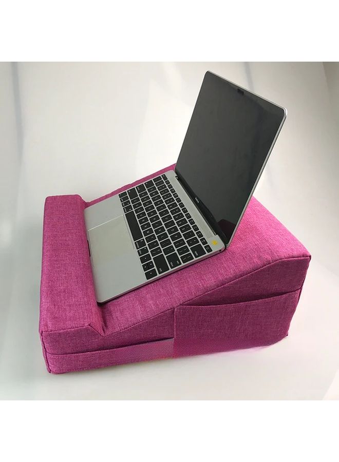 1 2 4 Pcs Ergonomic Laptop Tablet Reading Stand Cushion Grey Adjustable Height Comfortable Wrist Support For Prolonged Use Soft Fabric Cover For Home Office Travel - Image 4