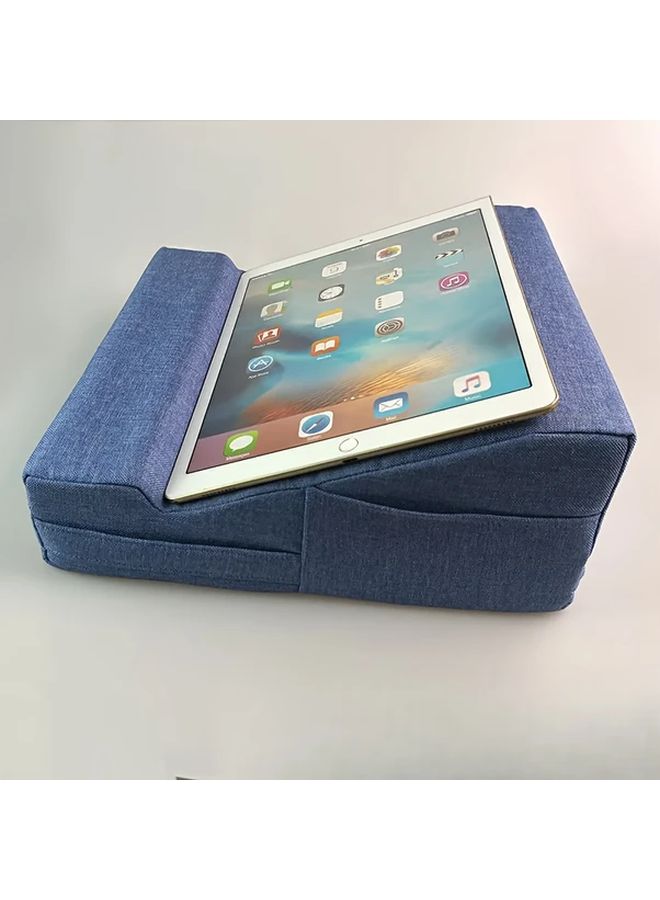 1 2 4 Pcs Ergonomic Laptop Tablet Reading Stand Cushion Grey Adjustable Height Comfortable Wrist Support For Prolonged Use Soft Fabric Cover For Home Office Travel - Image 5