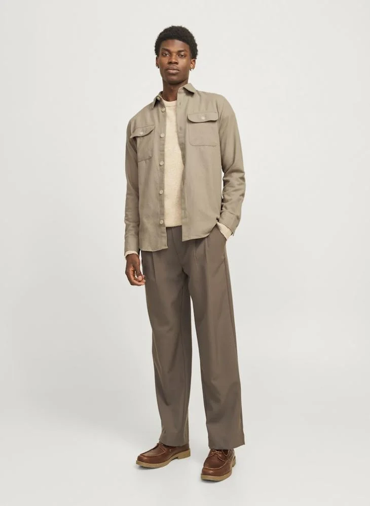 JACK & JONES Pocket Detail Regular Fit Shirt