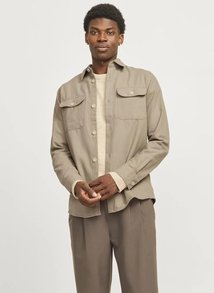 جاك اند جونز Pocket Detail Regular Fit Shirt