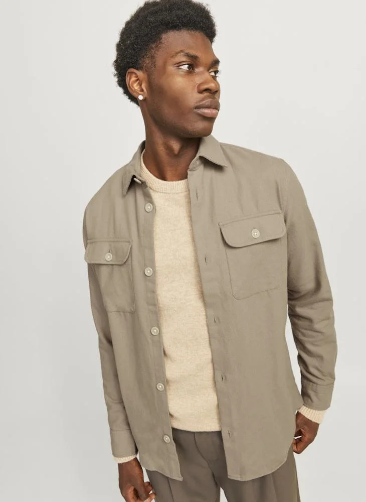 JACK & JONES Pocket Detail Regular Fit Shirt