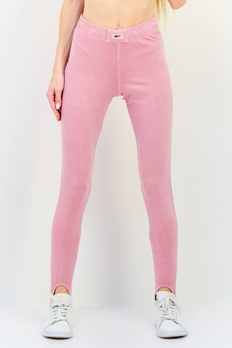 Reebok Women Sportswear Fit Training Leggings, Mauve - Image 1