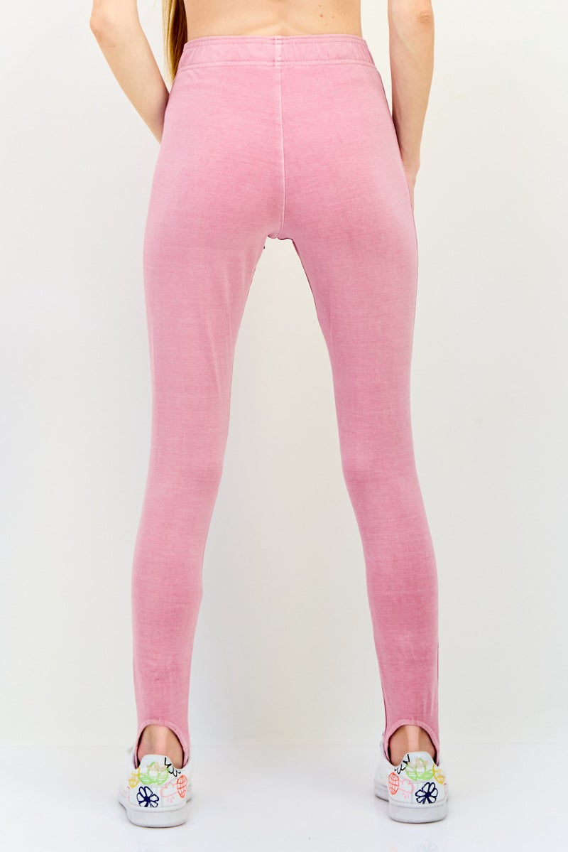 Reebok Women Sportswear Fit Training Leggings, Mauve - Image 3