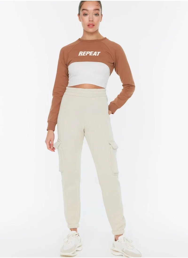 trendyol Pocket Detail High Waist Pants