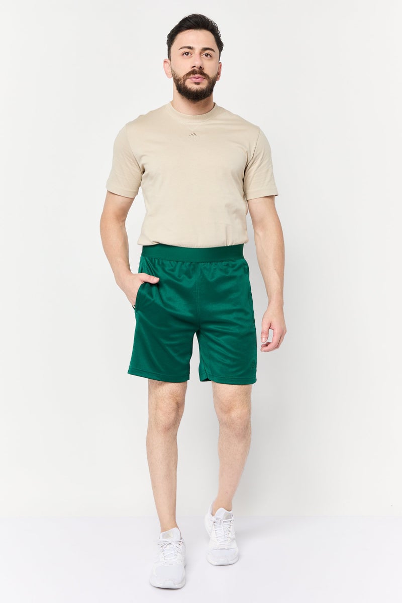 Adidas Men Sportswear Fit Outdoor Shorts, Green  - Image 2