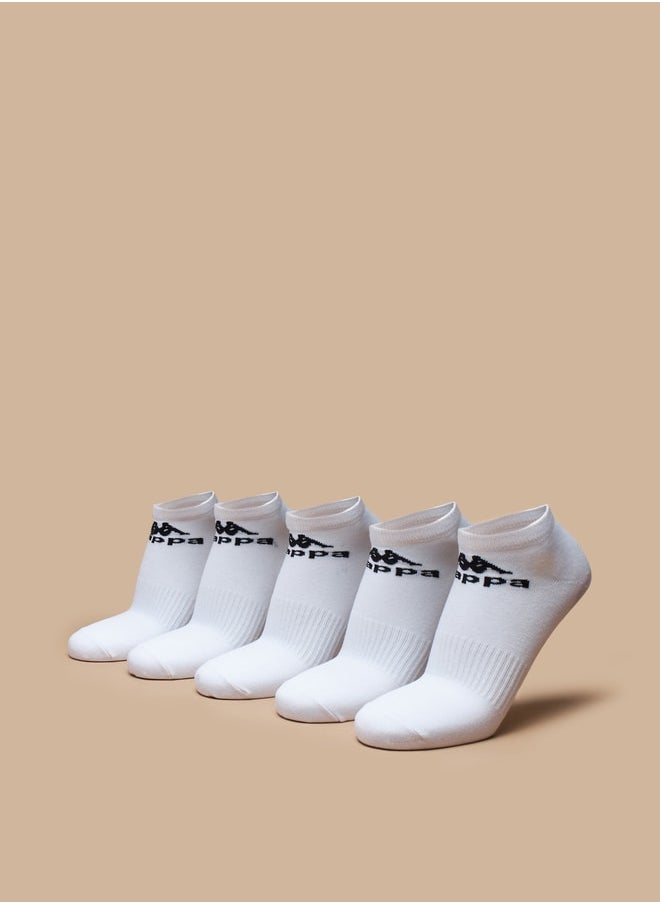 Kappa - Logo Detail Ankle Length Sports Socks - Set of 5 - Image 1