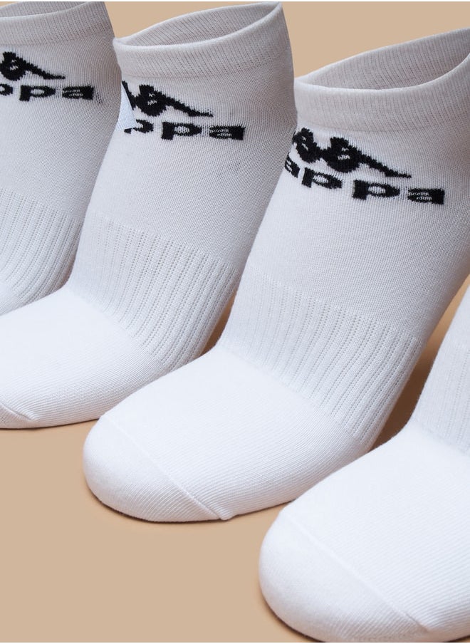 Kappa - Logo Detail Ankle Length Sports Socks - Set of 5 - Image 1