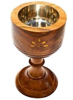 asmat Elegant Wooden Bakhoor Burner – Traditional Incense Holder for Aromatherapy & Home Decor  - Image 2
