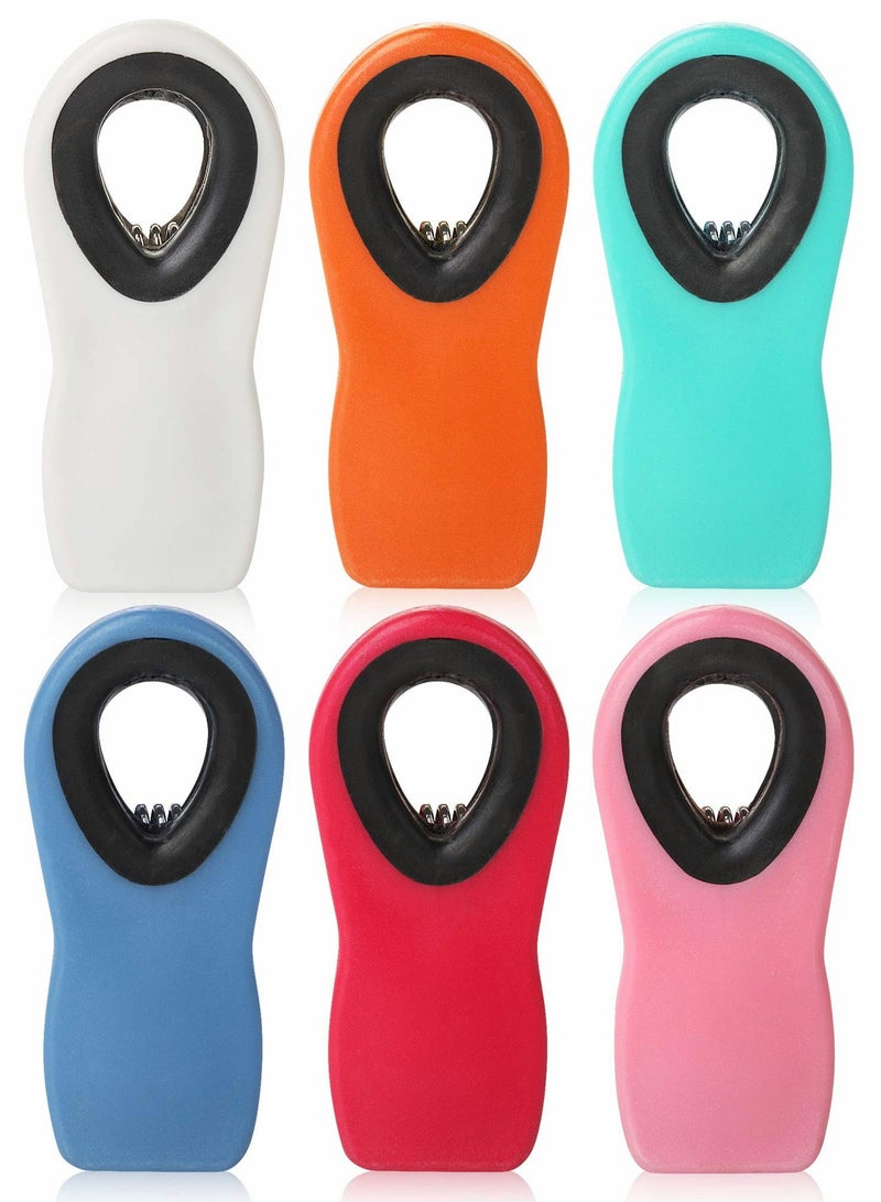 Barakah Magnetic Chip Clips for Food Storage, 6 Pack Bag Clips for Snacks and Fridge Organization, Strong Hold and Easy Use - Image 1