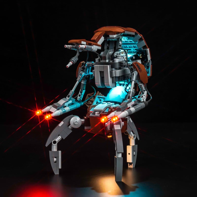 Hilighting Upgraded Led Light Kit for Lego Droideka Building Set Compatible with Lego 75381 Best Gifts for Adults Model Not Included - Image 3