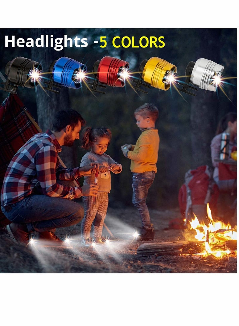 Lights for Shoes 2pcs, Lights Flashlights Attachment for Shoe Charm Accessories for Kids Boys Men Women Shoes, Clip on Clog Headlights Lights Flashlights for Clog Shoe, Red  - Image 2