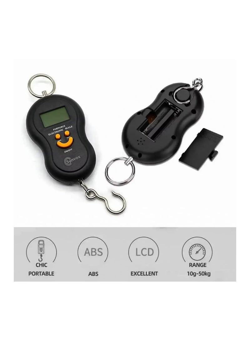 Sunvox Portable Luggage Scale 50kg – Lightweight Electronic Digital Hanging Scale for Suitcases and Travel Bags, Precise, Durable, and Easy to Use - Image 4