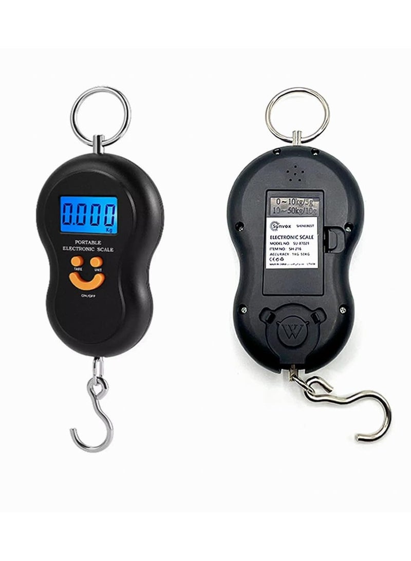 Sunvox Portable Luggage Scale 50kg – Lightweight Electronic Digital Hanging Scale for Suitcases and Travel Bags, Precise, Durable, and Easy to Use - Image 3