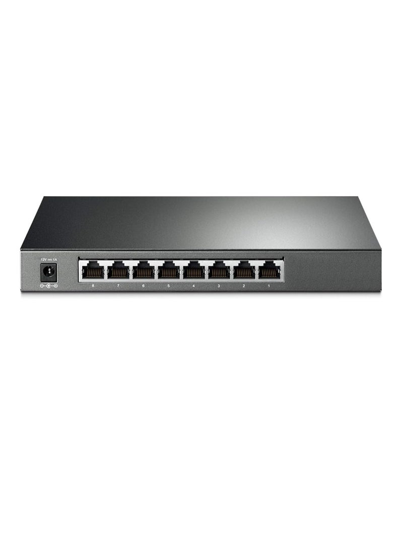 Tp-link Tl TP-Link TL-SG2008 V3 | 8 Port Gigabit Smart Managed switch | Omada SDN Integrated | IPv6 | Static Routing | L2/L3/L4 QoS, IGMP & Link Aggregation | Limited Lifetime Protection | Black  - Image 1