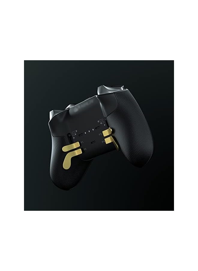 بروماس قطع غيار 13 في 1 لوحدة تحكم Xbox Elite Series 2، 6 أعواد إبهام مغناطيسية، 4 مجاذيف، 2 وسادات D، 1 أداة تعديل، مجموعة مخصصة لملحقات Xbox One Elite Series 2 (ذهبي) - Image 4