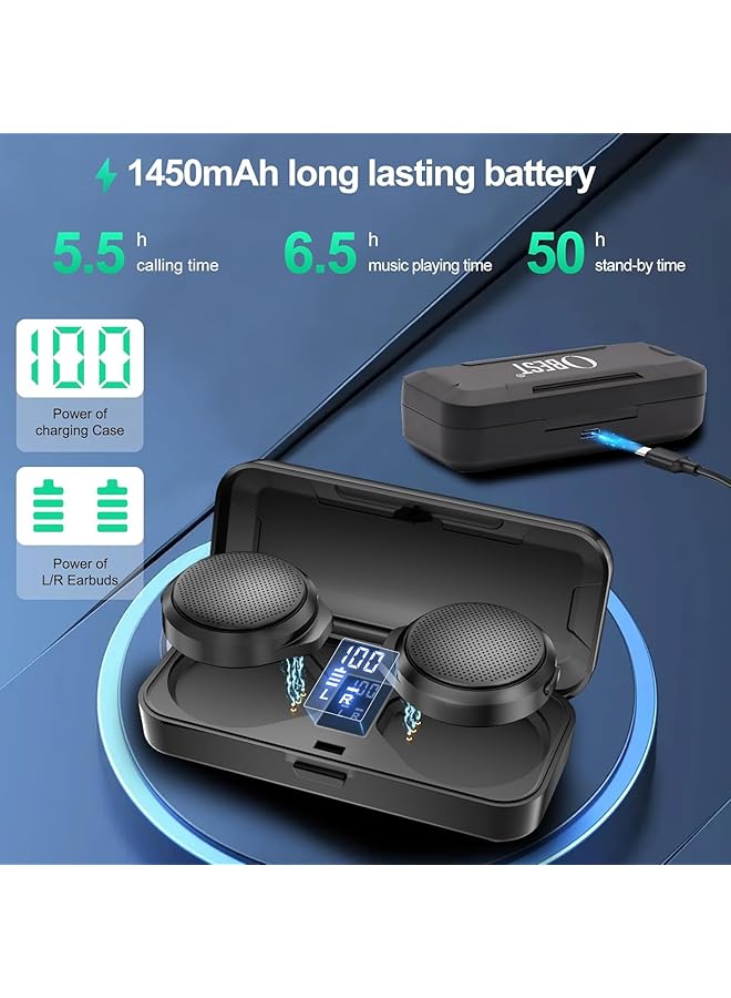 Motorcycle Helmet Bluetooth Headset,Wireless Helmet Speakers Kit With Charging Case And Remote Control,Stereo Noise Reduction,Universal Communication Systems Motorbike,For Riding Outdoor - Image 5