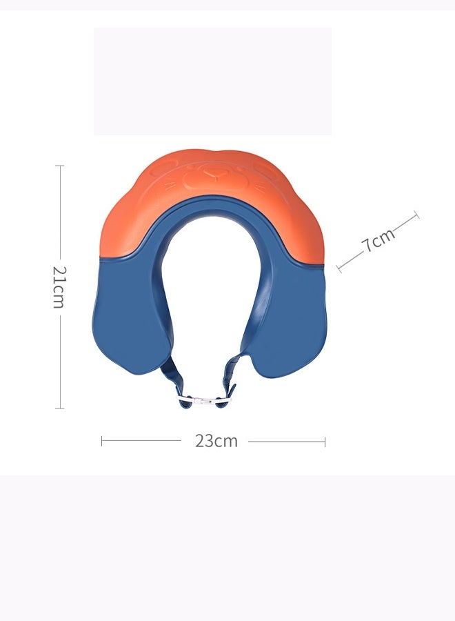 Aissiora Baby Bath Protective Soft Cap Baby shower caps Baby ear protection shampoo cap Children's shower caps with ear protection The girth is adjustable - Image 2