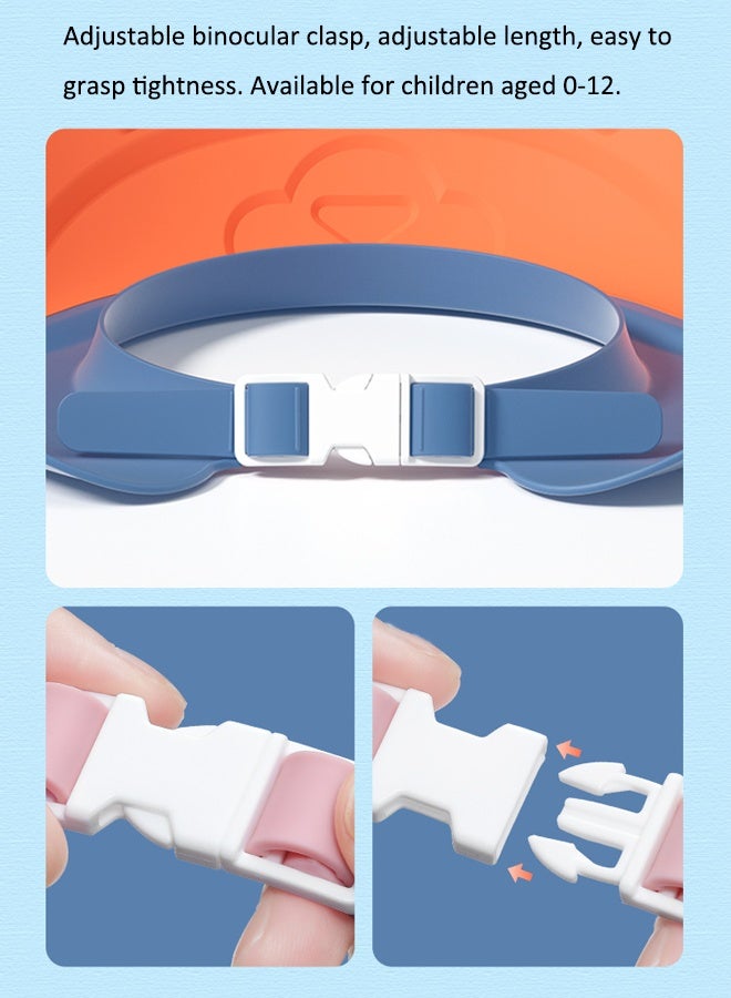 Aissiora Baby Bath Protective Soft Cap Baby shower caps Baby ear protection shampoo cap Children's shower caps with ear protection The girth is adjustable - Image 3