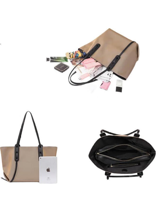Viney Large Capacity Tote Bag Canvas Handbag Shoulder Bag For Women, New Year Birthday Gift For Girlfriend Or Wife - Image 3