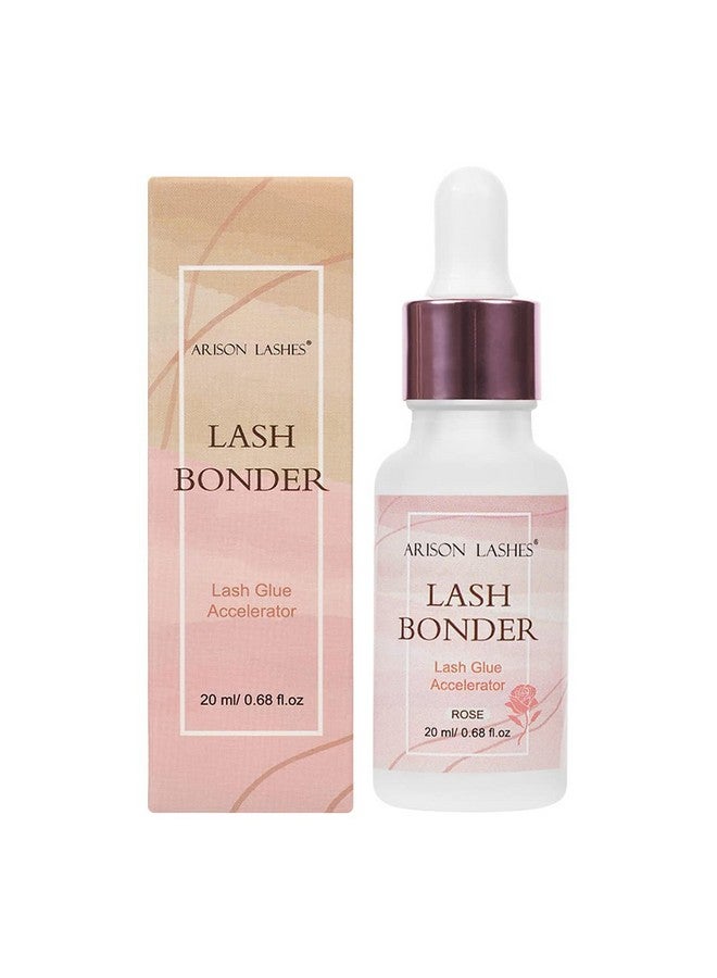 ARISON LASHES Arison Lash Bonder For Eyelash Extensions Super Bonder For Lash Extensions Lash Glue Accelerator Lash Sealant Waterproof Oil Proof Sealer Adhesive For Eyelash Extensions Longer Retention 20Ml Rose - Image 1