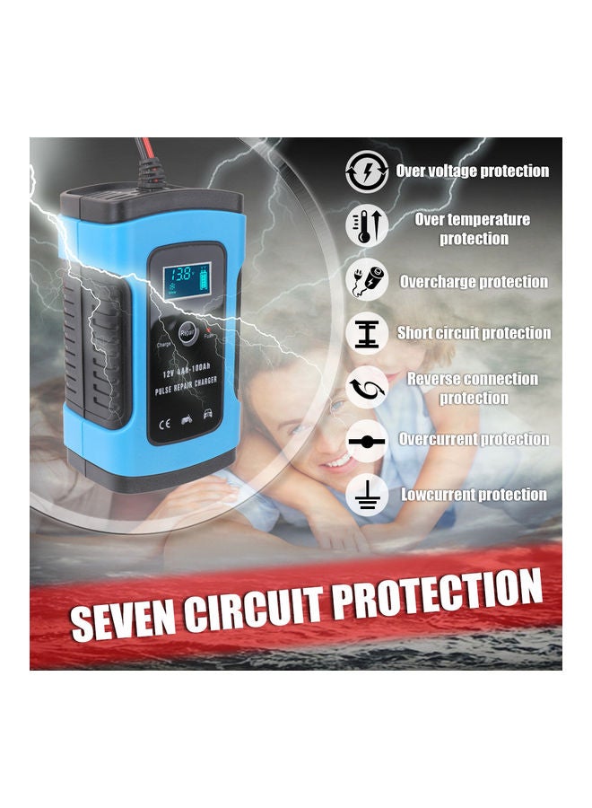 Loquat Pulse Repair Charger with Digital LCD Display Blue/Black - Image 3