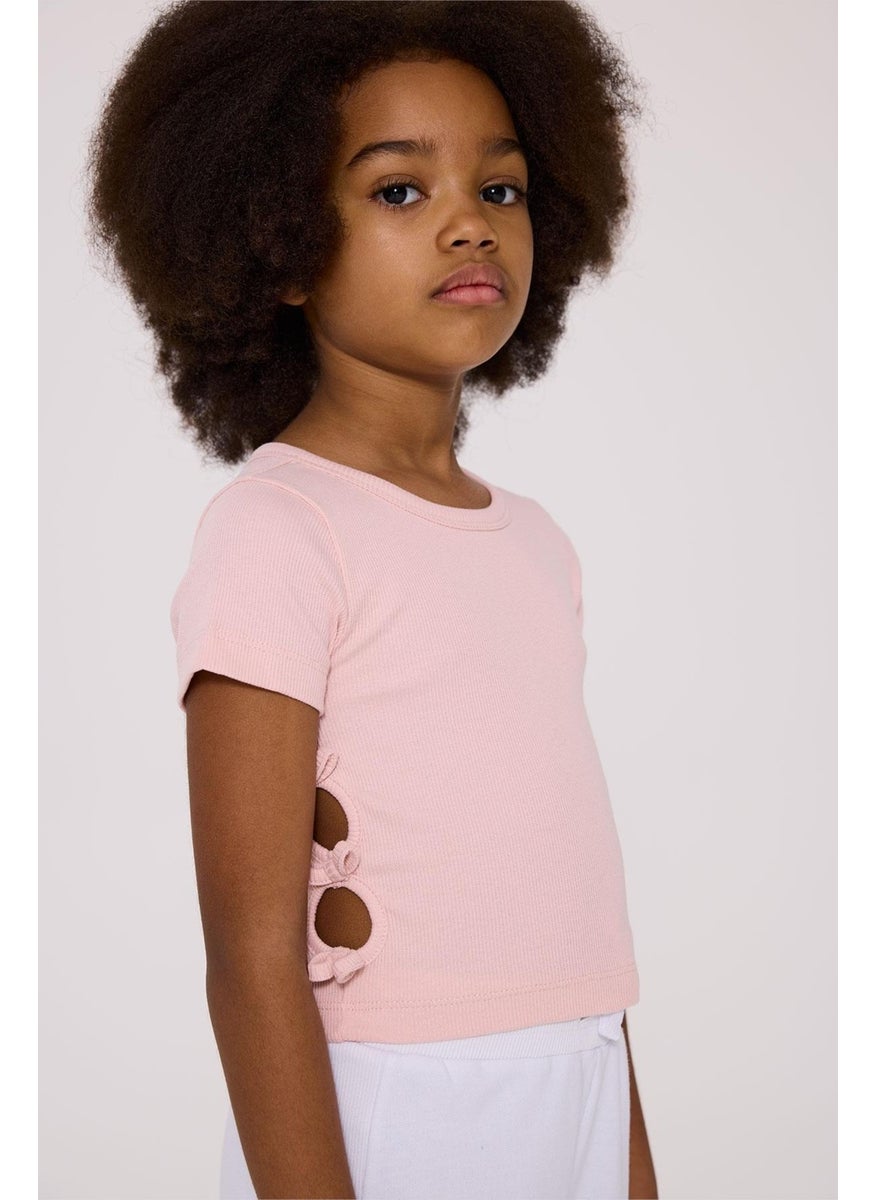 Tyess Basic Bg Store Girl Pink Tshirt  - Image 3
