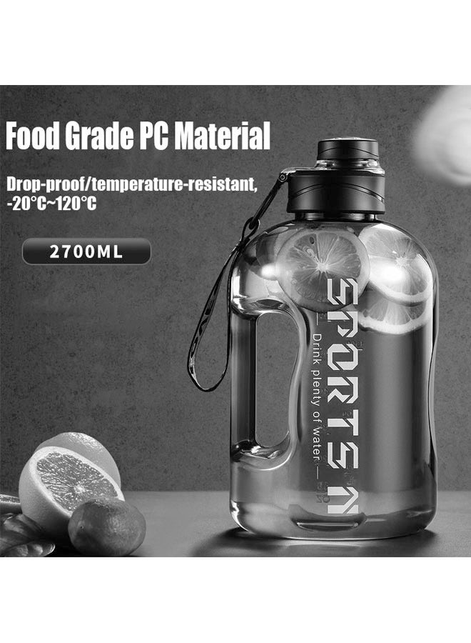 ZCM-HAPPY Gym Wide Mouth Shaker Water Bottle 2.7 L - Image 3