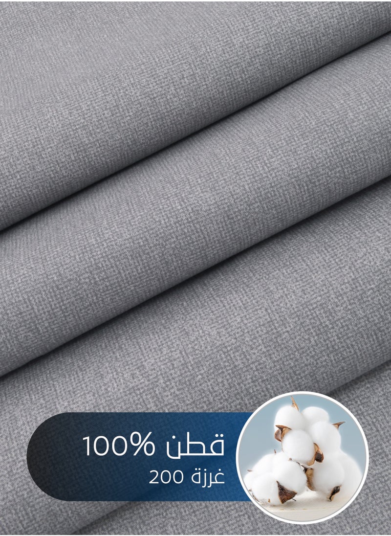 Master Home Textile - Cotton Floral Comforter Sets, Fits 120 x 200 cm Single Size Bed, 5 Pcs, 100% Cotton 200 Thread Count, With Removable Filling, Veronica Series - Image 1