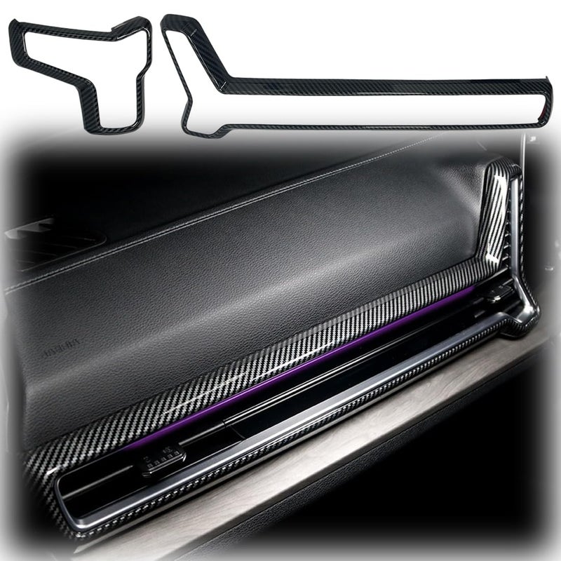 MUXEE Center Consoles AC Outlet Vent Coverfor kia Sportage 2023 2024 2025Dashboard AC Air Vent Outlet Trim Car Sport Interior Accessories Carbon Fiber