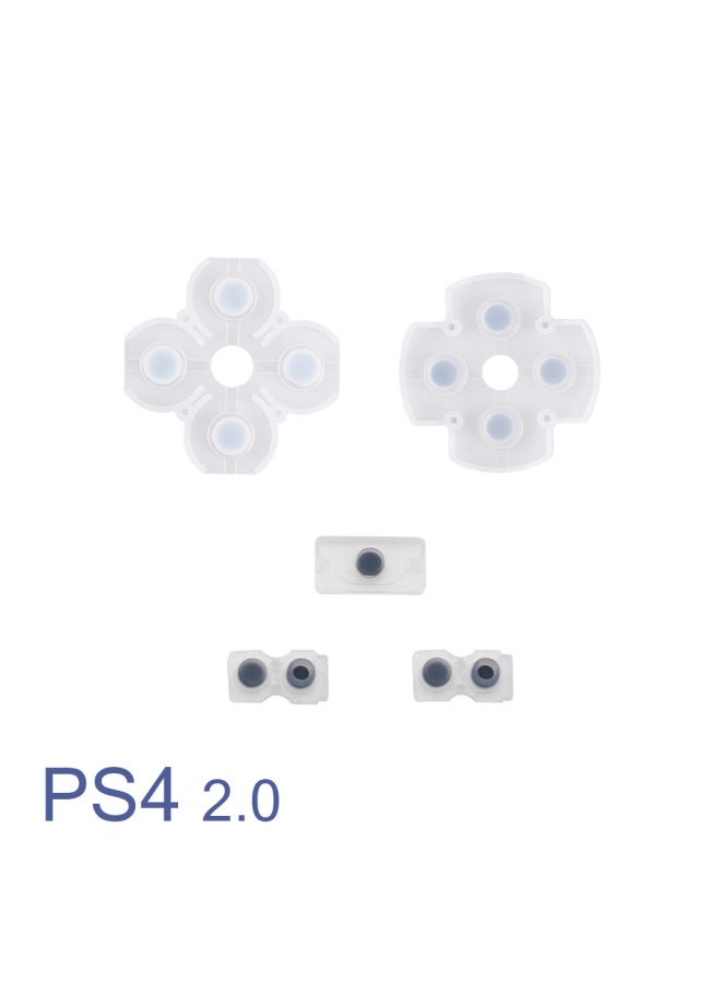 Loquat PS4 Handle Conductive Adhesive PS2/3 Game Handle on Soft Pad PS4 Handle Pad Repair Accessories-Product Color:PS4 2.0 - Image 1