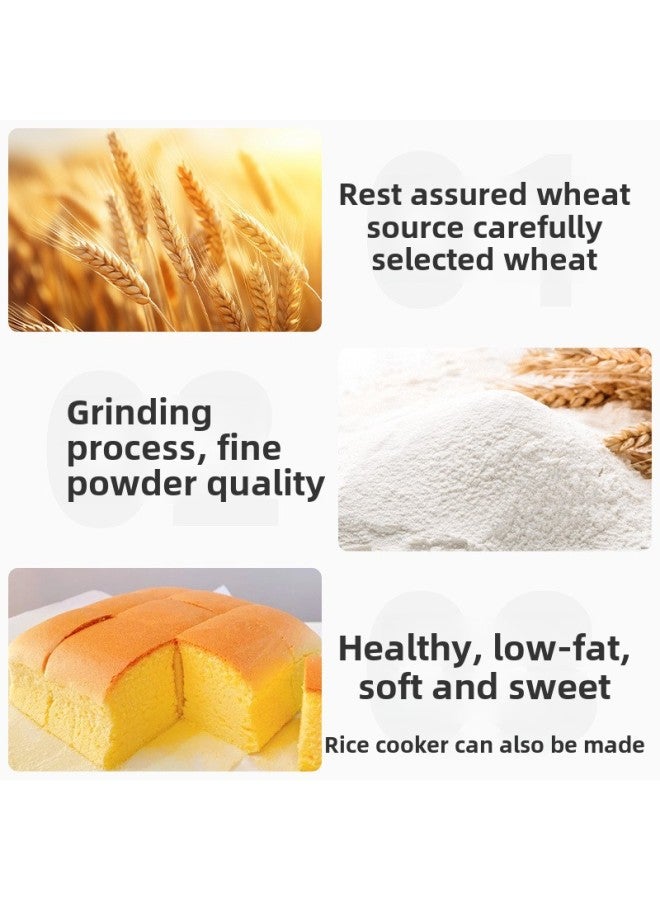 Cake Premixed Powder Electric Rice Cooker Air Fryer Special Low-gluten Flour Baking Household Free Family Baking Bread Powder-Specifications:Cake Paper Cups  50 Pieces - Image 4