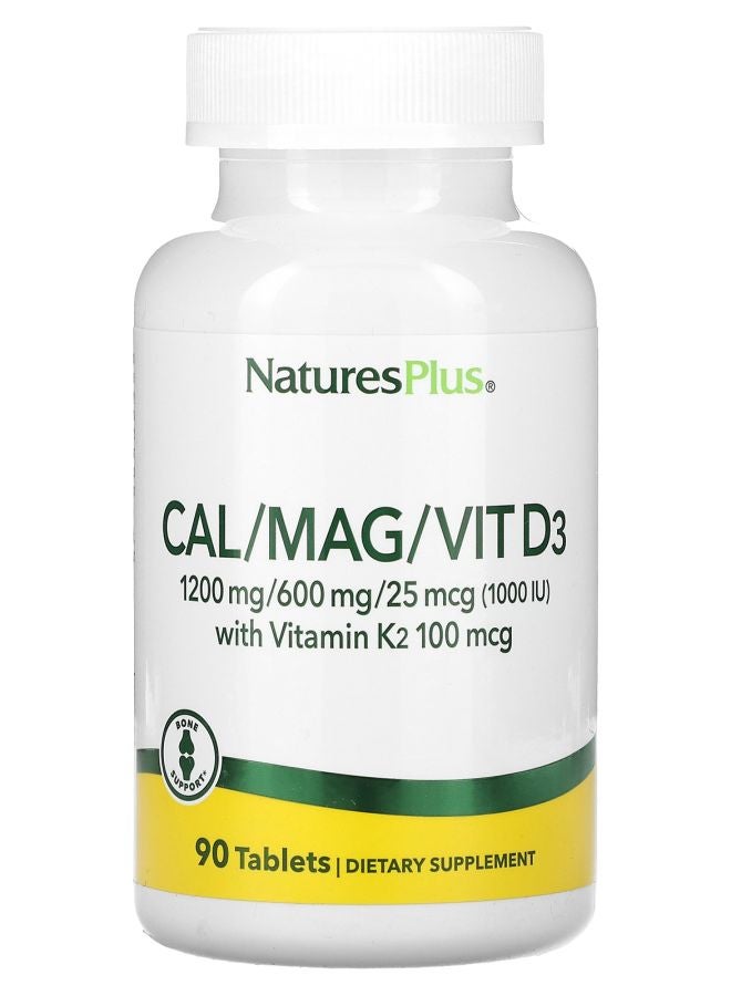 Cal/Mag/Vit D3 with Vitamin K2 90 Tablets